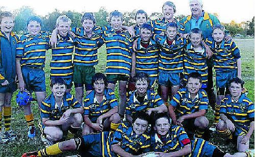 St Mary’s cup team (back, from left) Fraser McVeigh, Darcy Bourke, Mitchell Watson, Michael Coleman, Will Dearden, Jacob Willett, Sam Williamson, coach Dave Carr, (second row) Blake Lollback, Brodie Hewitt-Bryant, Simon Rolfe, Stewart Henderson, (third row) Thomas Bourke, Matthew Eastwell, Bradley Grayson, Rhys Farrell, Mitchell Potter, (front) Zac Stevens and Aden Howard. St Mary’s cup team (back, from left) Fraser McVeigh, Darcy Bourke, Mitchell Watson, Michael Coleman, Will Dearden, Jacob Willett, Sam Williamson, coach Dave Carr, (second row) Blake Lollback, Brodie Hewitt-Bryant, Simon Rolfe, Stewart Henderson, (third row) Thomas Bourke, Matthew Eastwell, Bradley Grayson, Rhys Farrell, Mitchell Potter, (front) Zac Stevens and Aden Howard.
